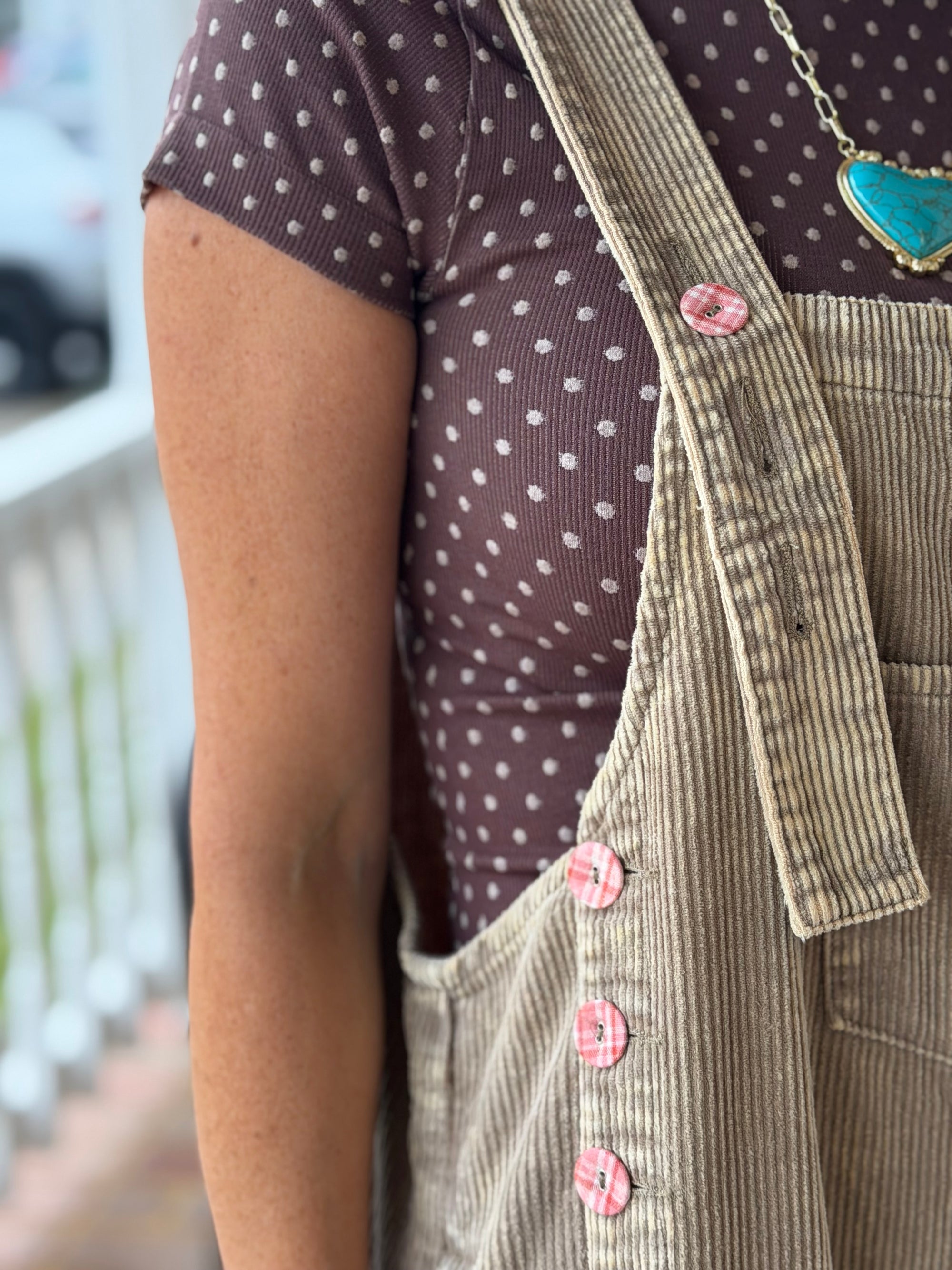 Flower Patch Corduroy Overalls