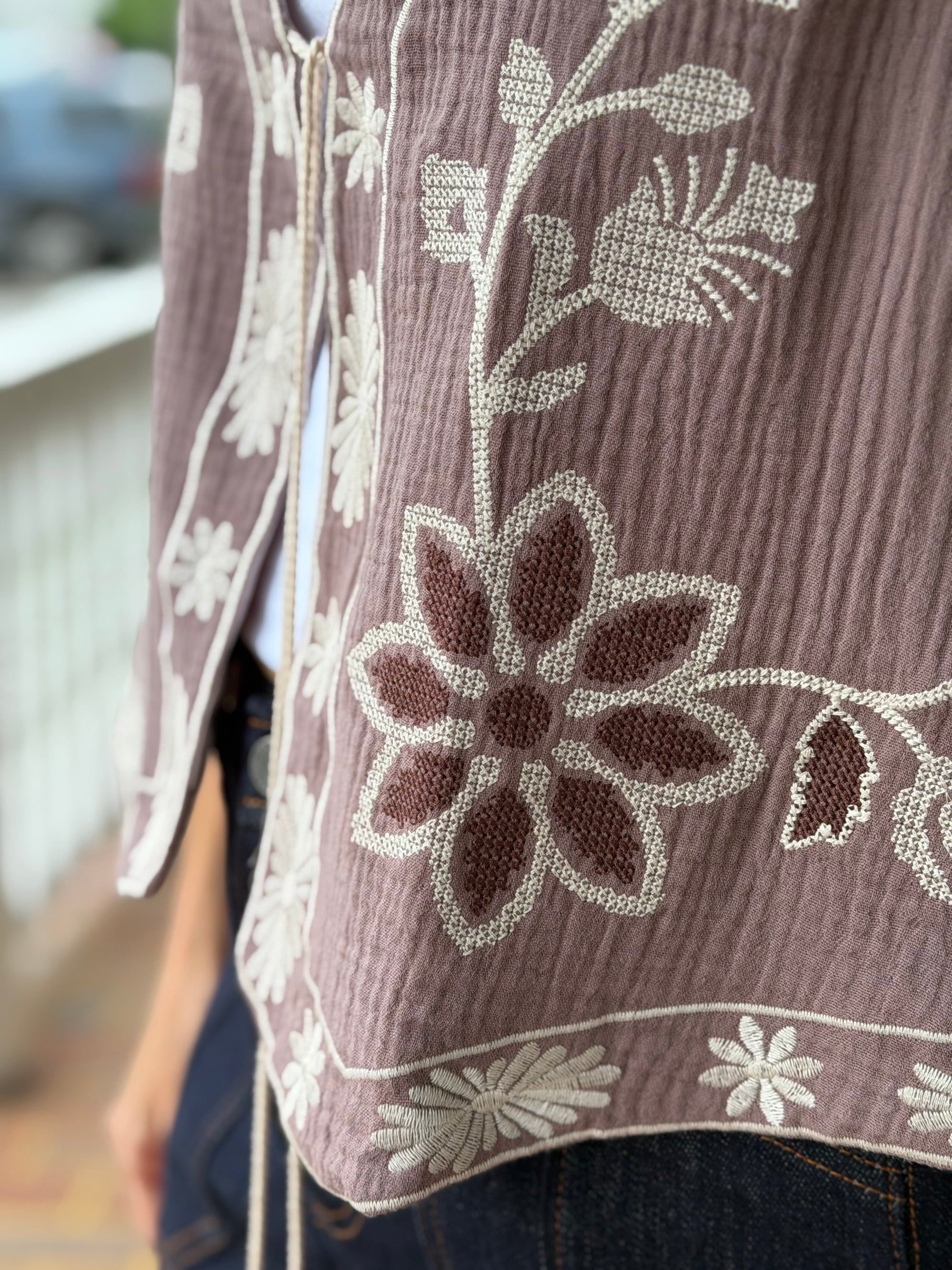 Boho Gauze Vest