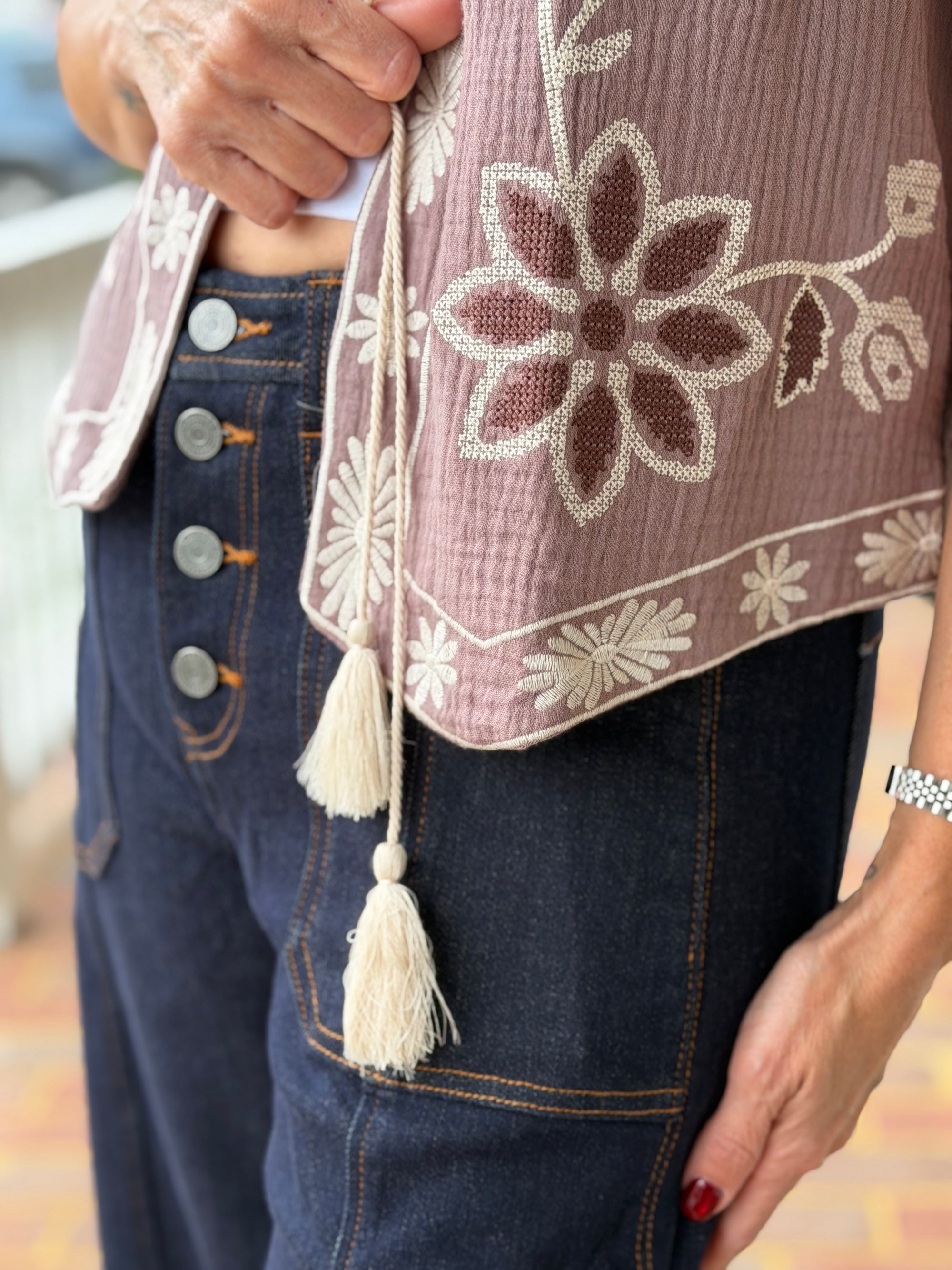 Boho Gauze Vest