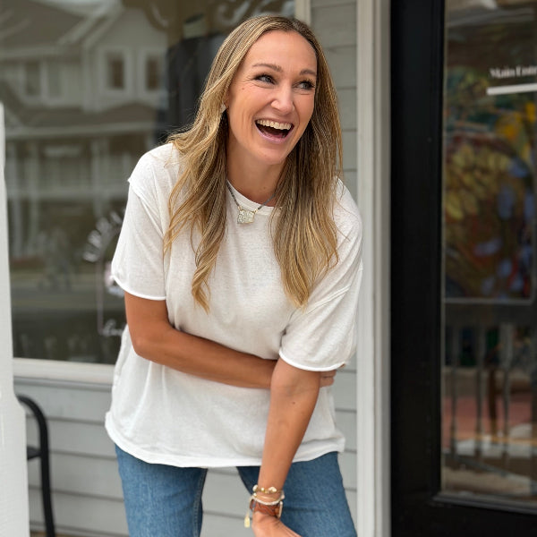 Free People Nina Tee-Ivory