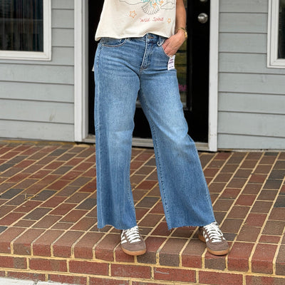 Risen Jeans Rise Crop Wide