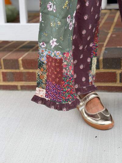 Patchwork Time Pant