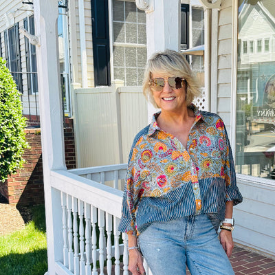 Boho Button Down