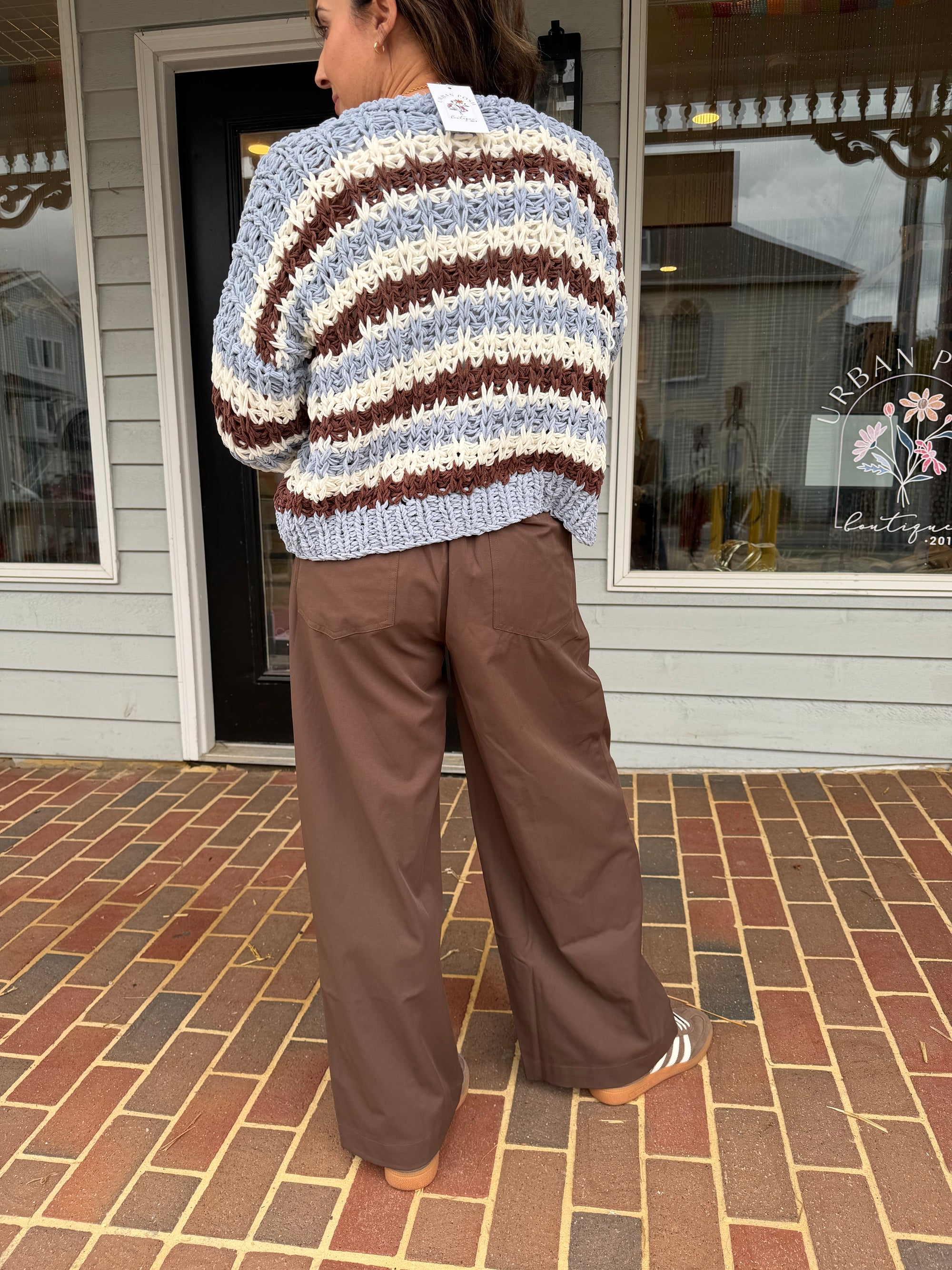 My Chunky Cardigan-BLUE