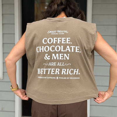 Coffee, Chocolate & Men Tee