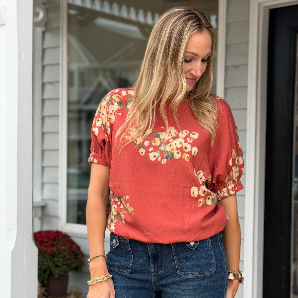 Fun in Floral Top