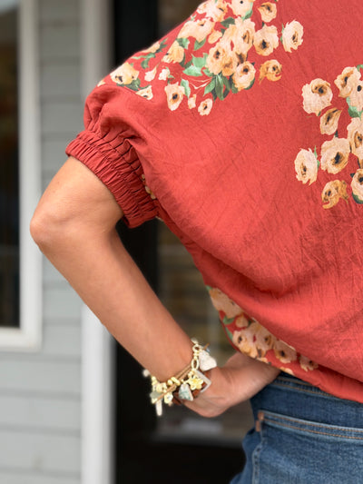 Fun in Floral Top