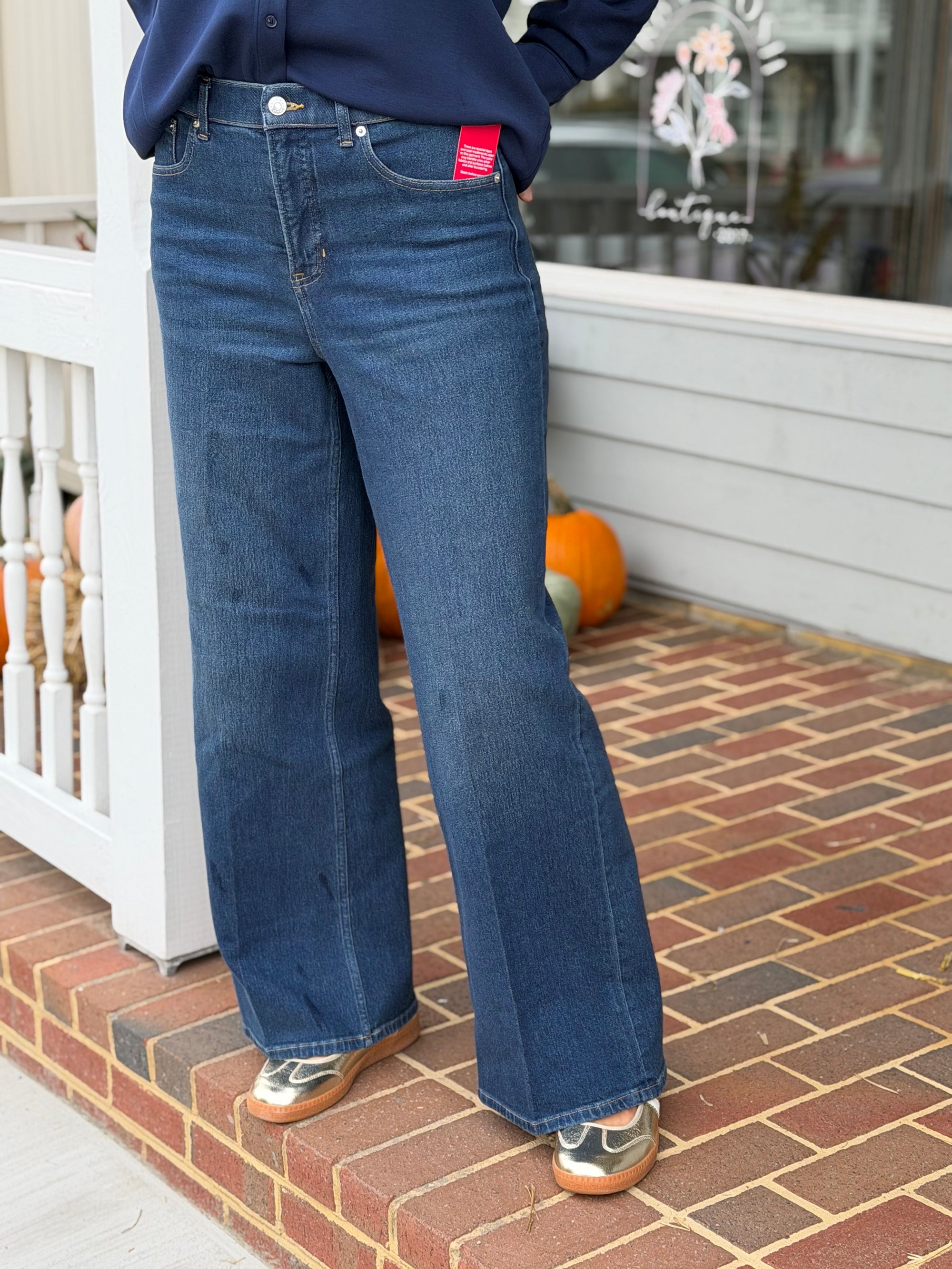 Authentic 360 Wide Leg Jeans-Spanx
