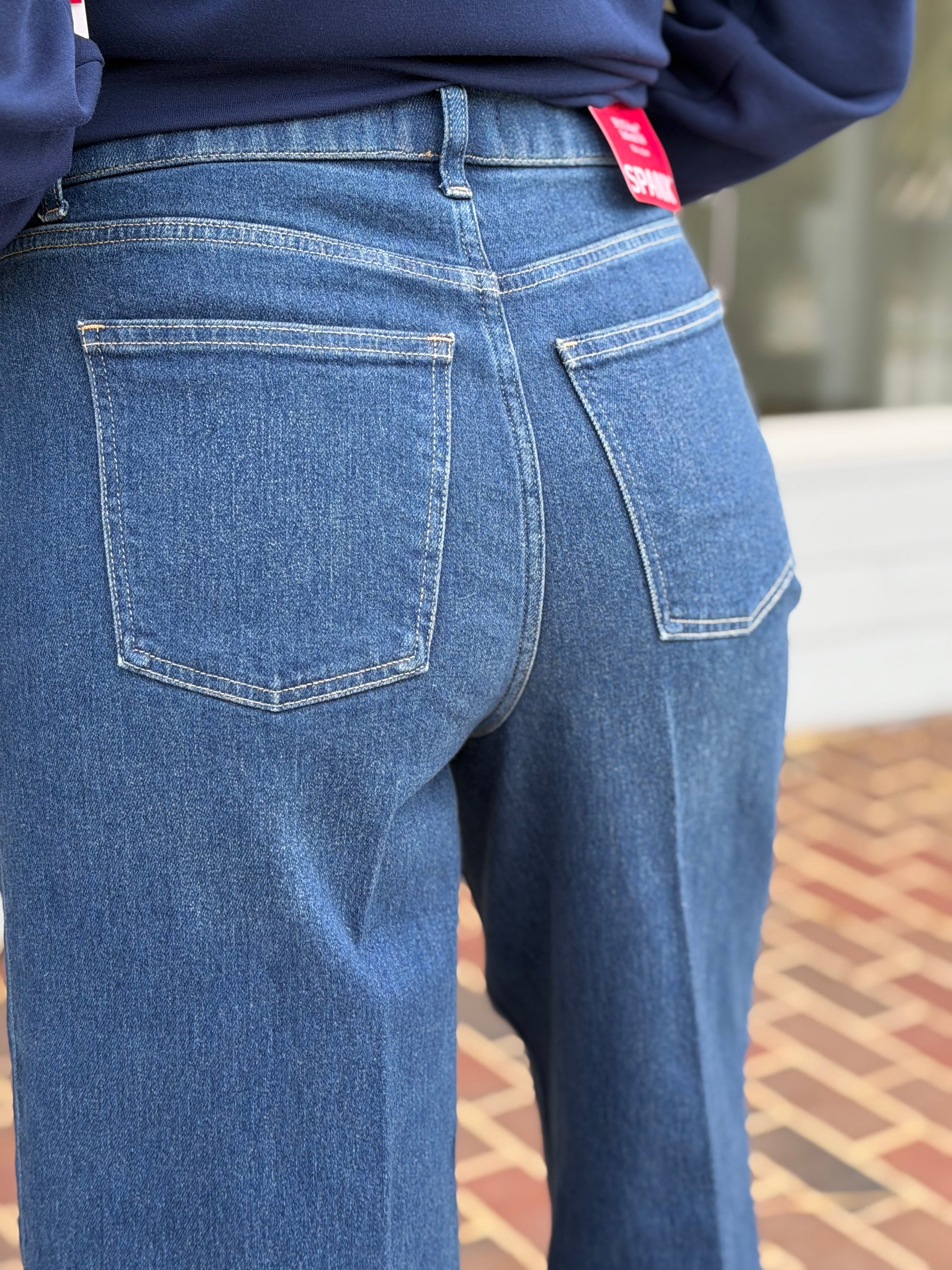 Authentic 360 Wide Leg Jeans-Spanx