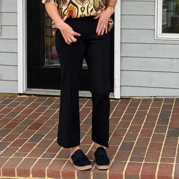 Ponte Kick Flare Pant W/ Pintuck