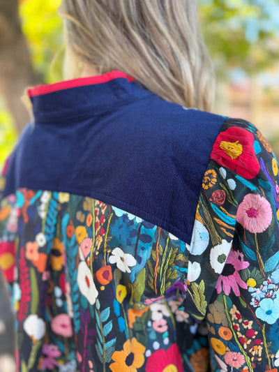 Floral Trim Top