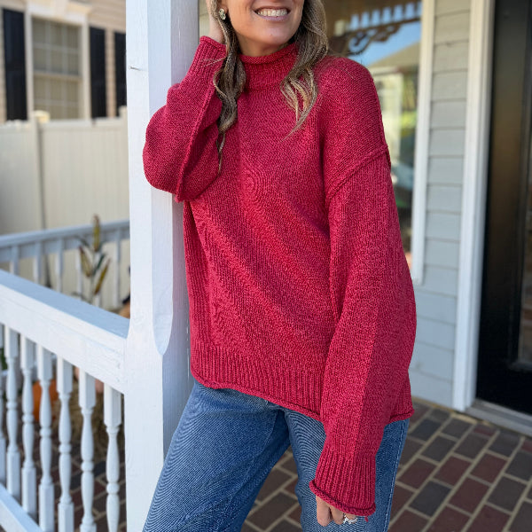 Mock Turtle Neck Sweater