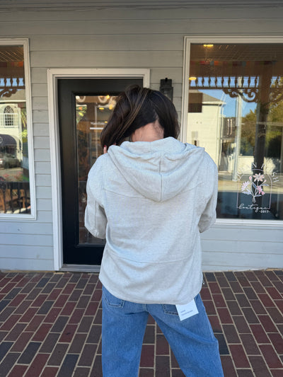 Zip Front Hood Jacket