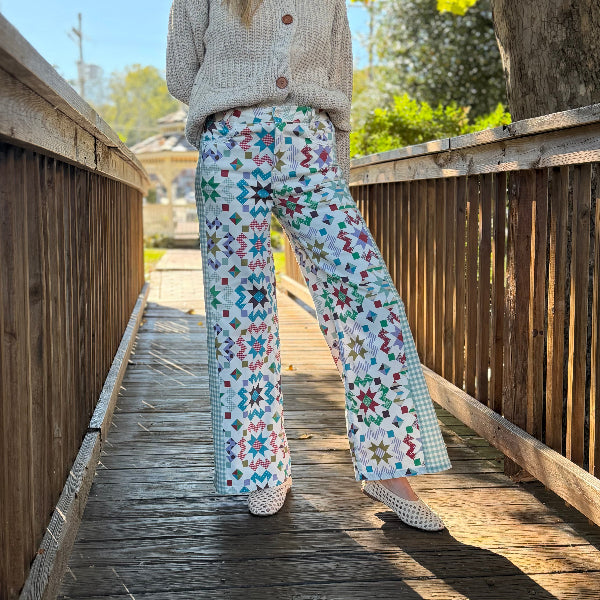 Quilt pattern denim