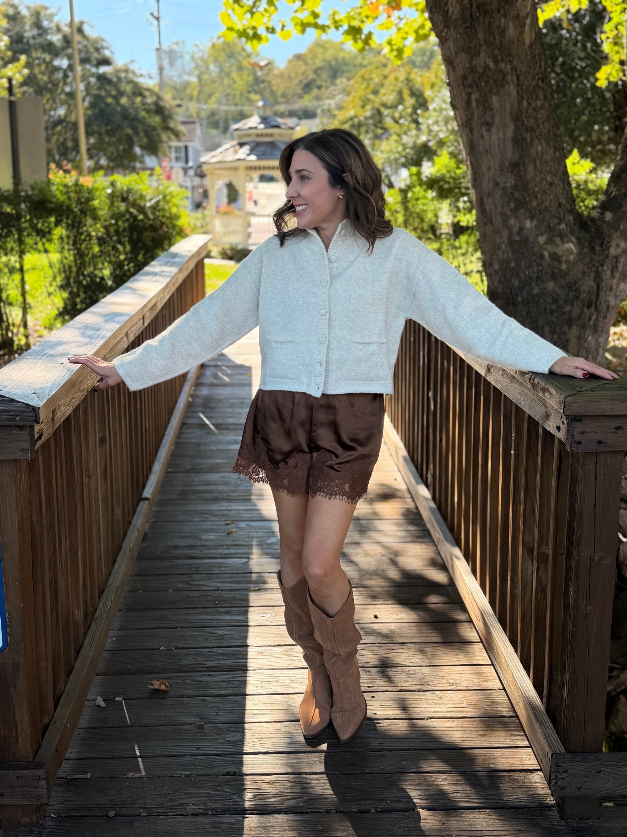 Mock Pocket Cardigan