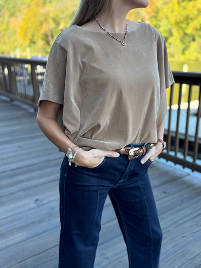 Flow of Velvet Top