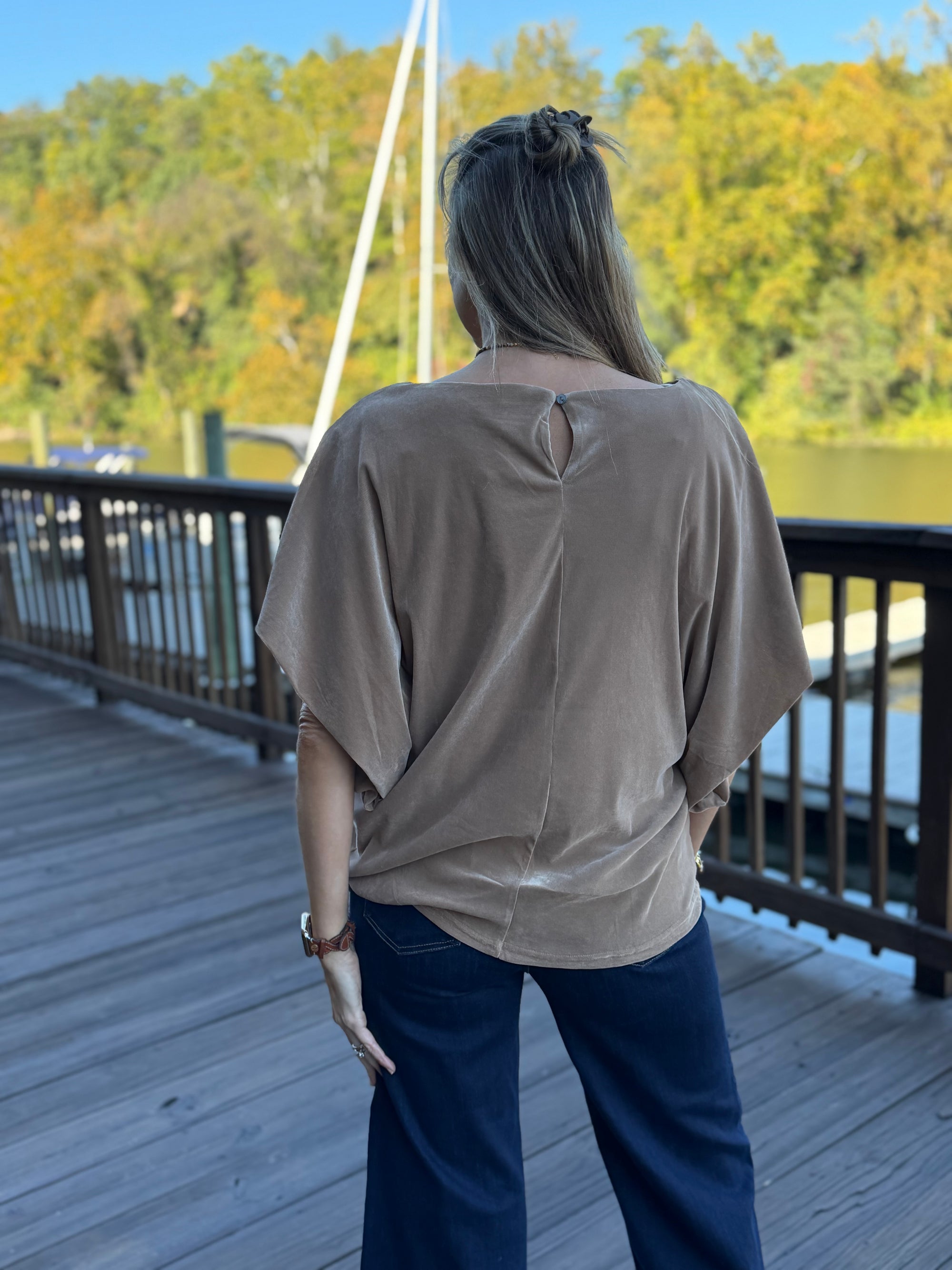 Flow of Velvet Top