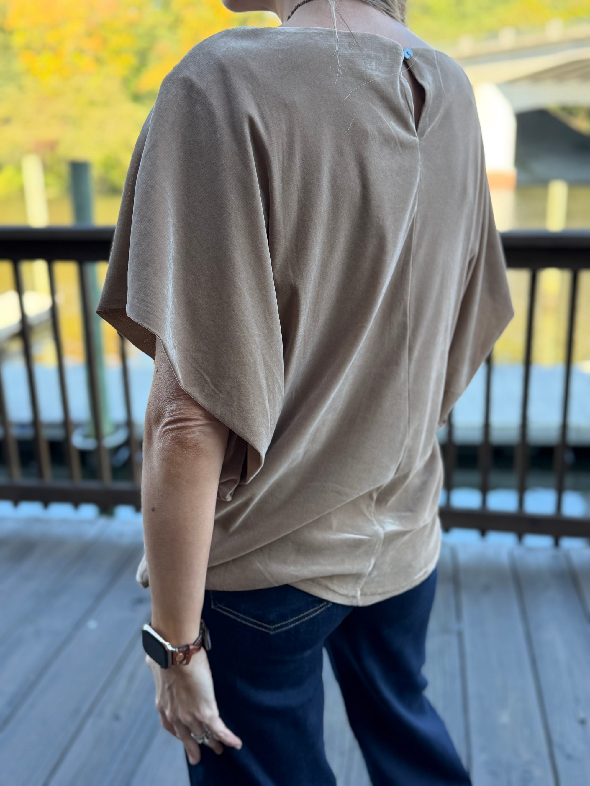 Flow of Velvet Top