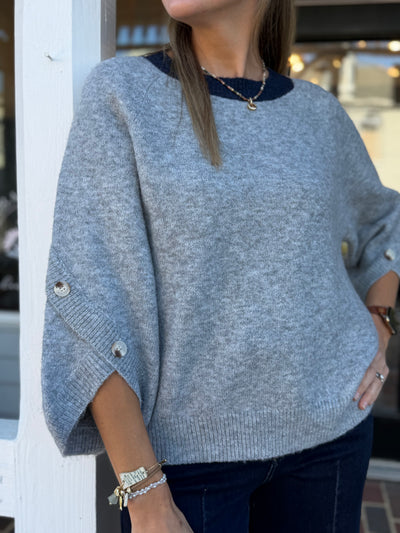 Contrast Fun Sweater
