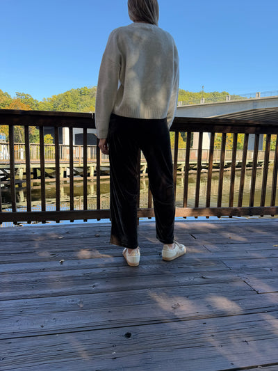 Shiny Velvet Pant