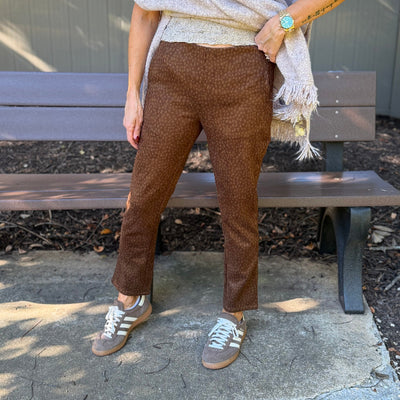 Oh Deer Faux Suede Pants