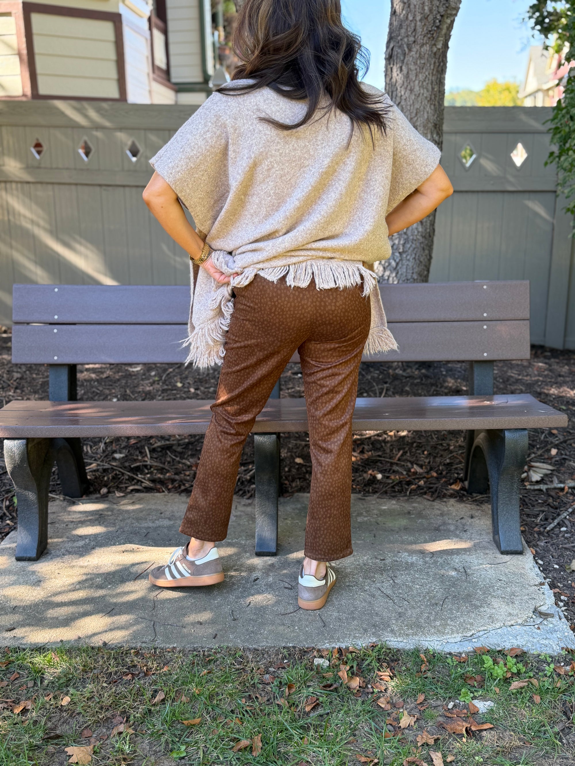 Oh Deer Faux Suede Pants