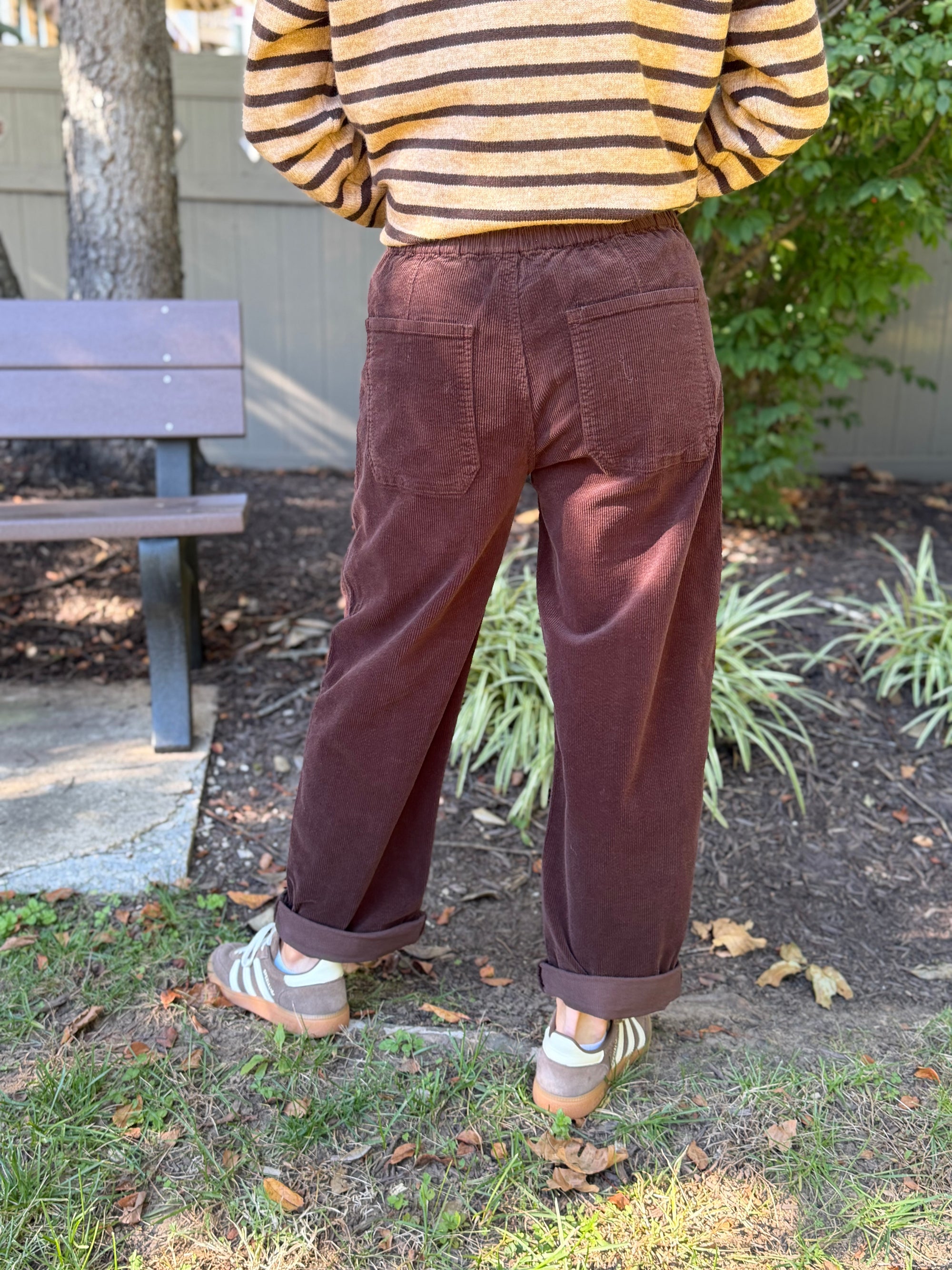 Villa Drawstring Corduroy Pant