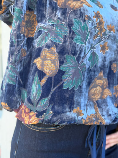 Velvet Flowers Top