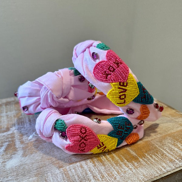 Seed Bead Conversation Head Band