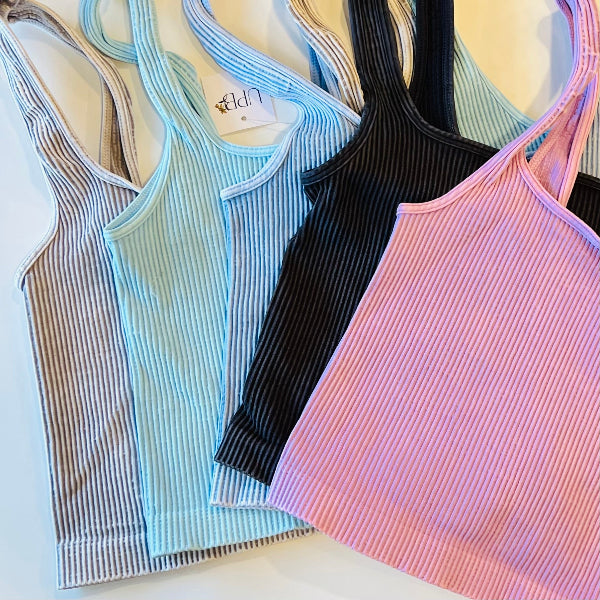 NB Vintage Square Neck Crop