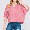 Summer Picnic Gingham Top