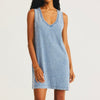 Sloane V Neck Dress-INDIGO