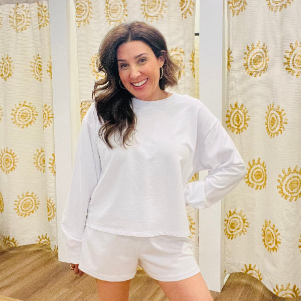 Ellis Sweatshirt-WHITE