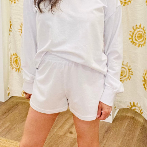 Weekender short-WHITE