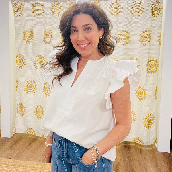 Mariposa Flutter Sleeve Top