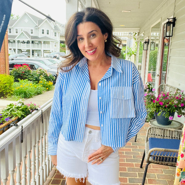 Bayside Button Down Top