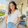 Sweet & Simple Eyelet Blouse