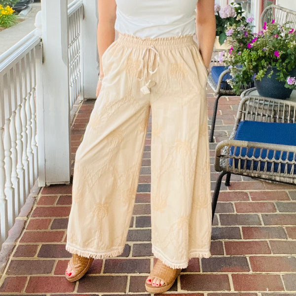 Palm Tree Boho Pant