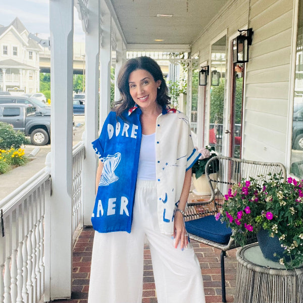 J'Adore La Mer Button Down