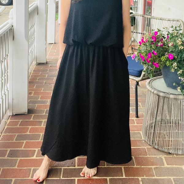 Posh and Playful Midi Skirt