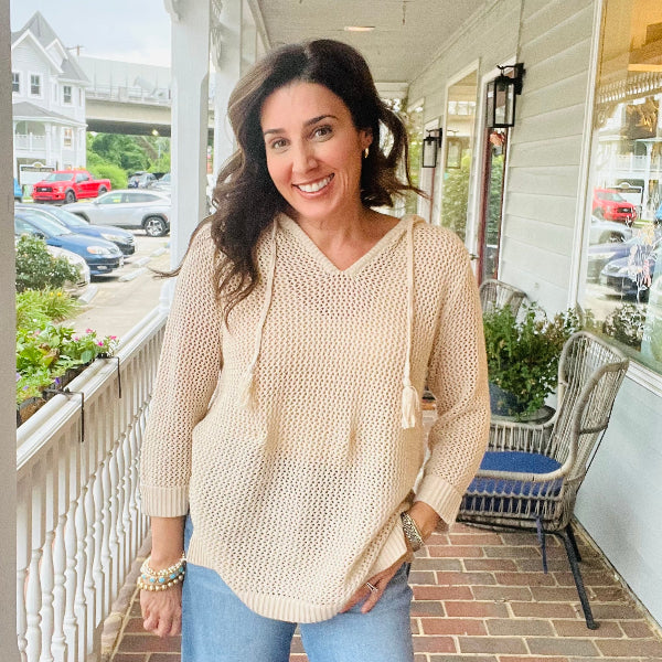 Sunset Vibes Woven Hoodie