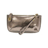 Liquid Metal Mini Crossbody Wristlet Clutch