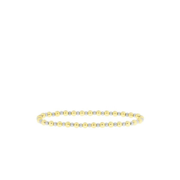 Brass Ball Bracelet - SILVER/GOLD
