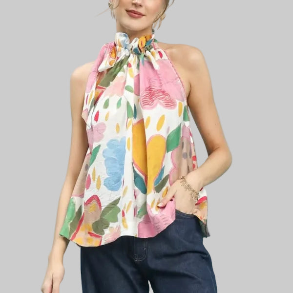 Boho Halter Top