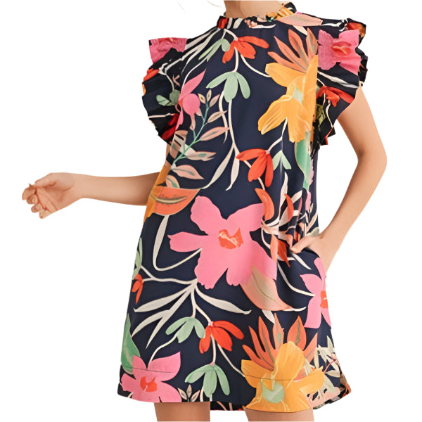 Fun In Floral Dress