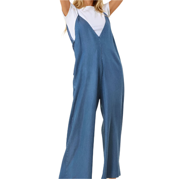Weekend Wonder Denim Jumpsuit
