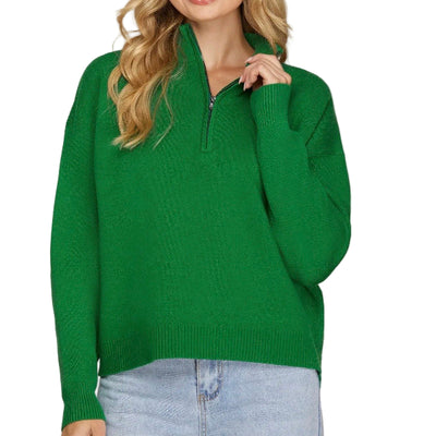 Vivid Zip Sweater