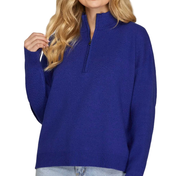 Vivid Zip Sweater
