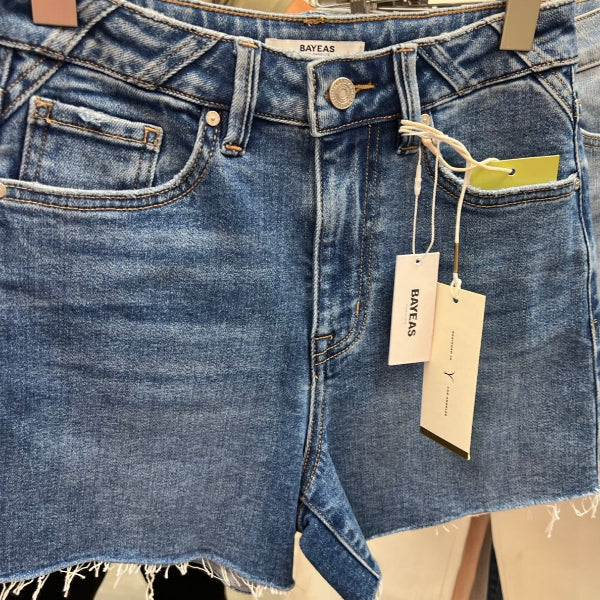 Bayeas Diagonal Denim Short