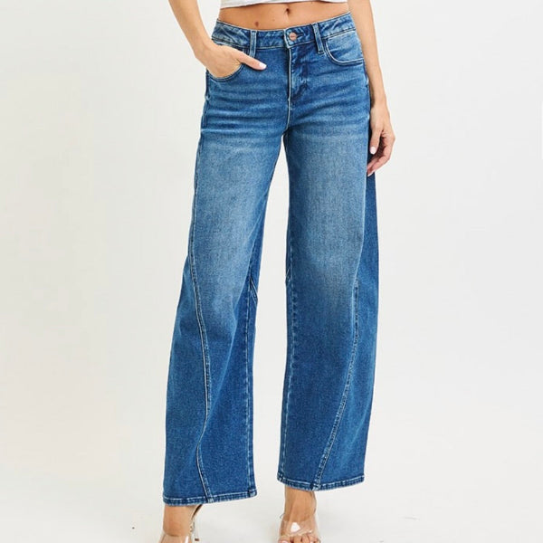 Risen Slouchy Barrel Jean
